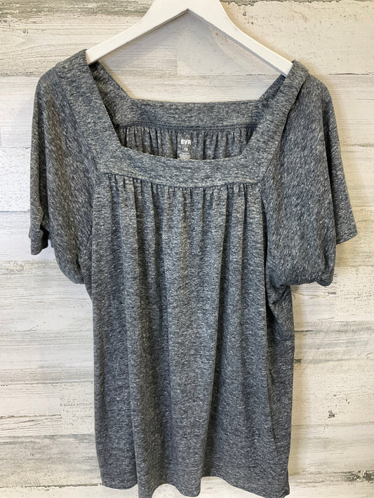 Grey Top Short Sleeve Evri, Size 1x
