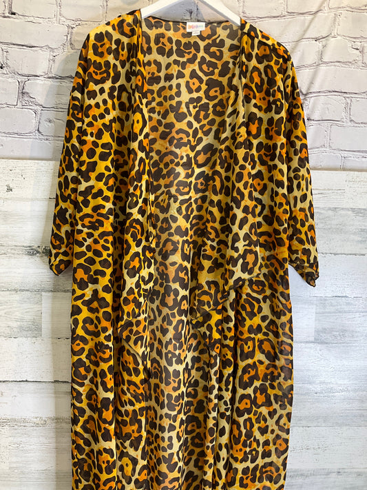 Kimono By Lularoe In Animal Print, Size: Onesize