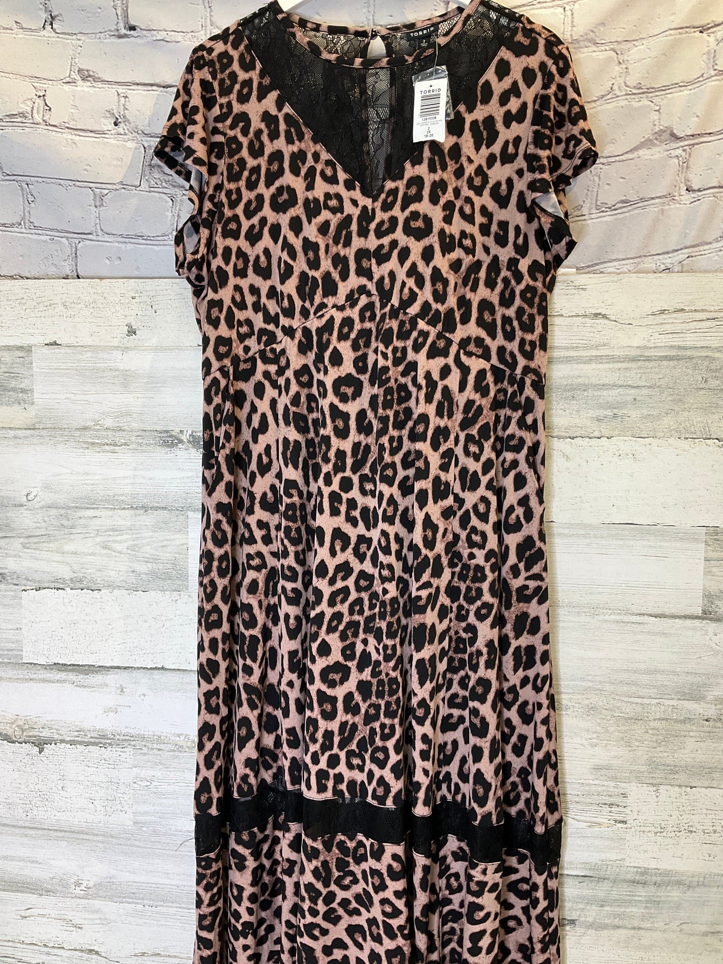 Animal Print Dress Casual Maxi Torrid, Size 2x