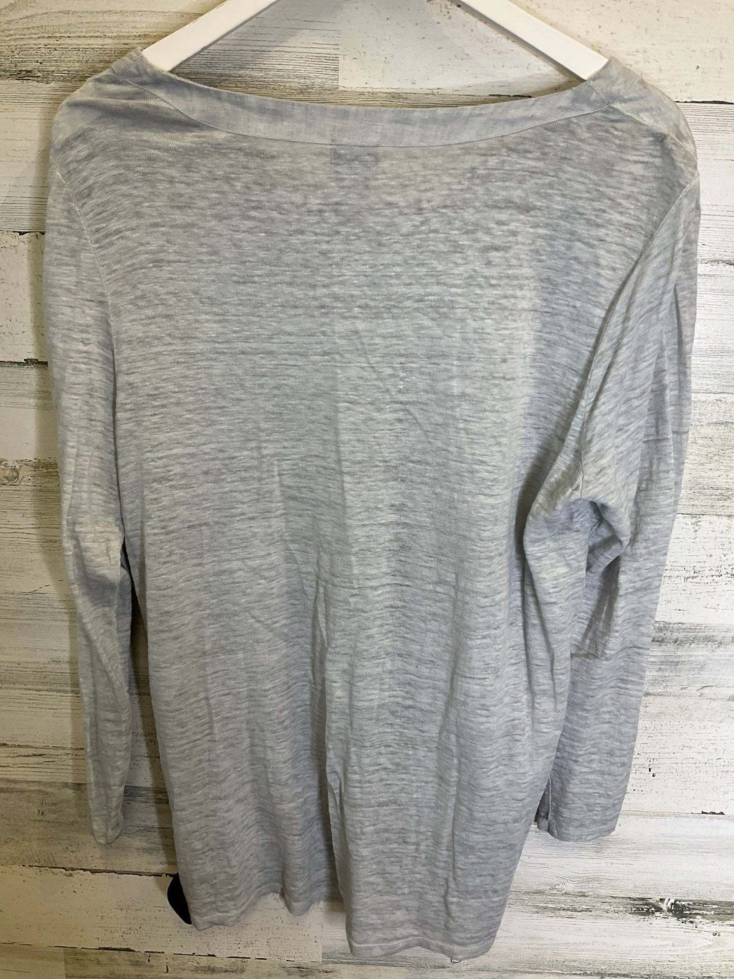 Grey Top Long Sleeve Chicos, Size M