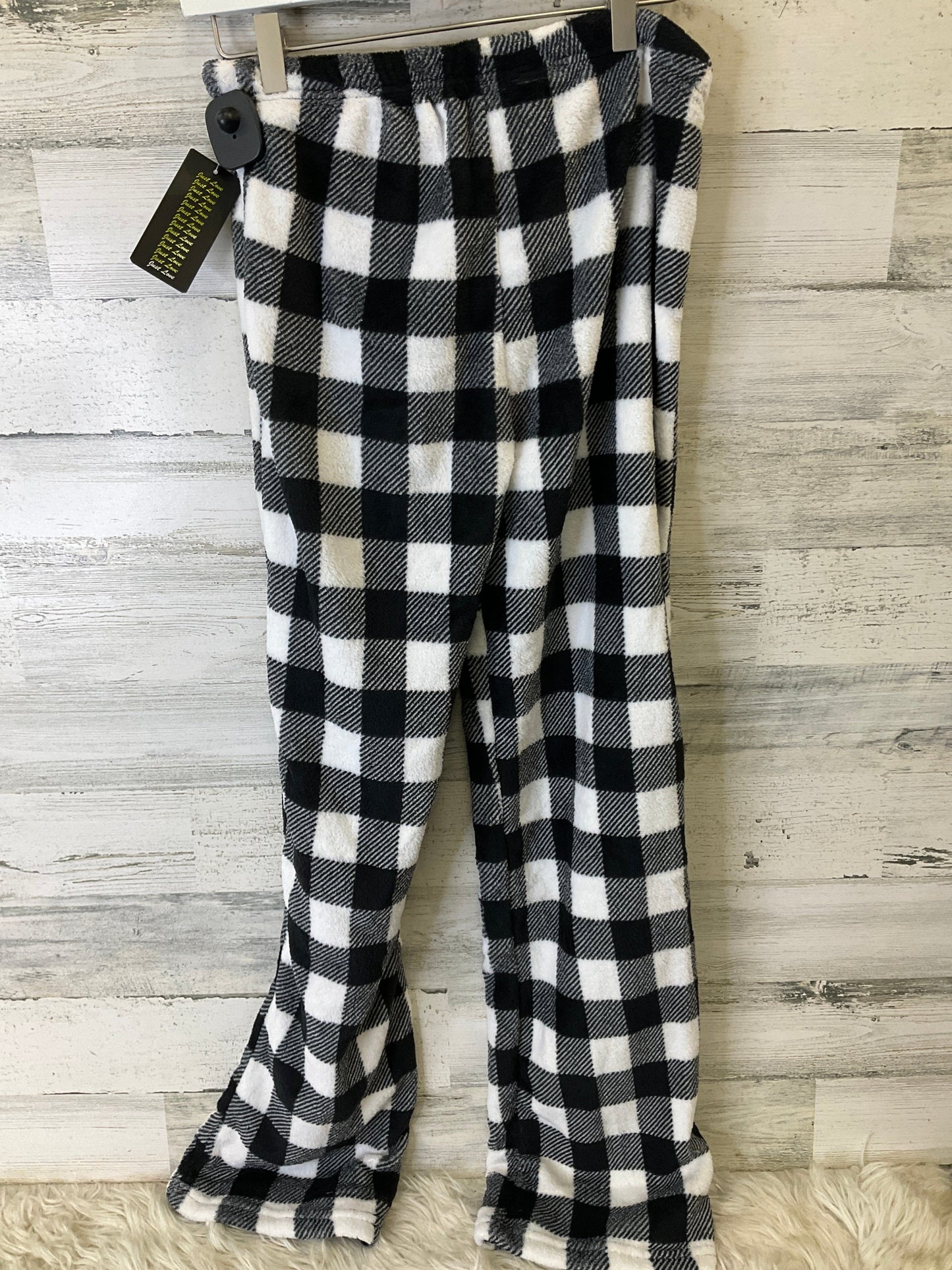 Pajama Pants By Just Love In Black & White, Size: S