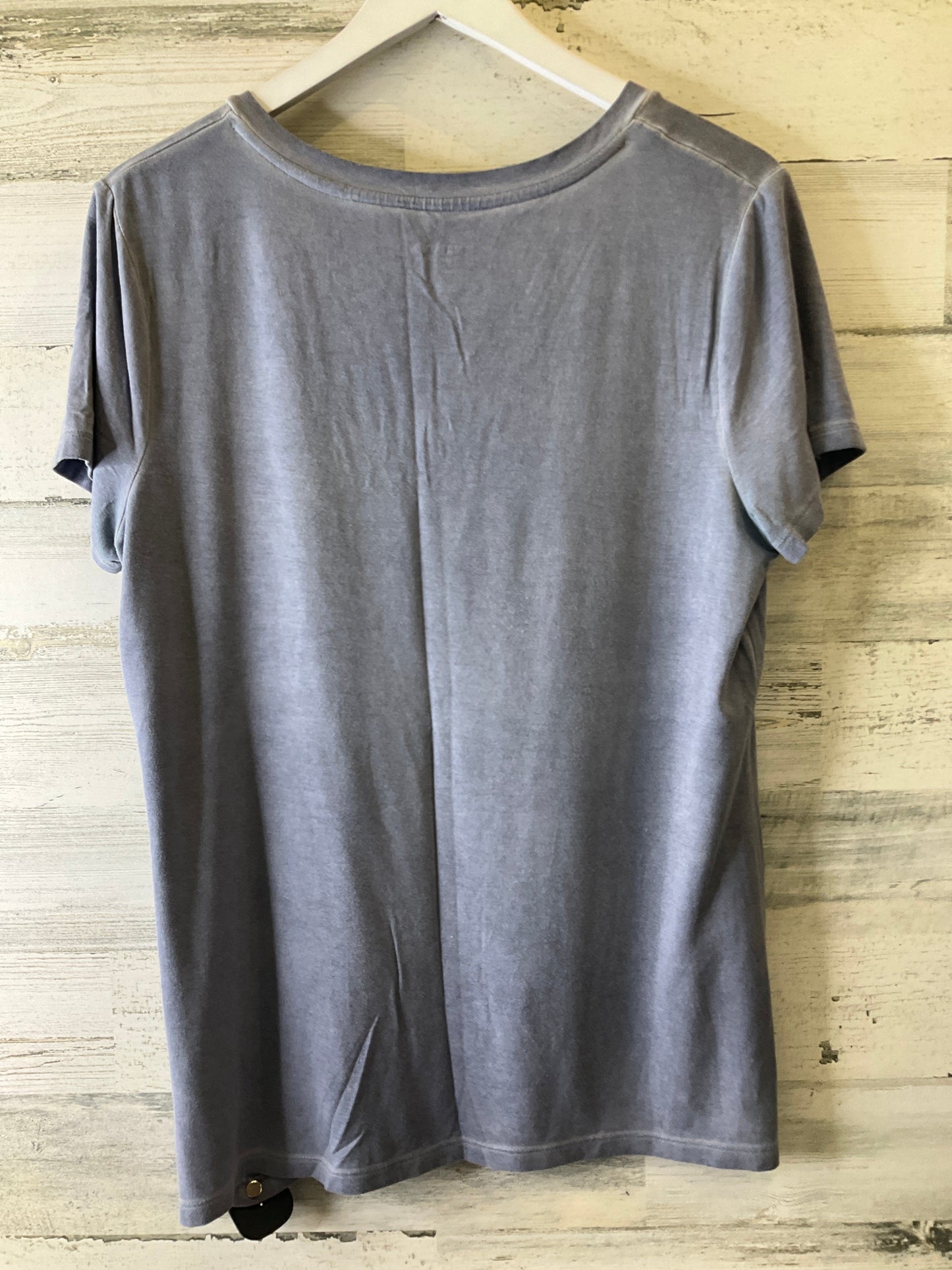 Blue Top Short Sleeve Mossimo, Size L