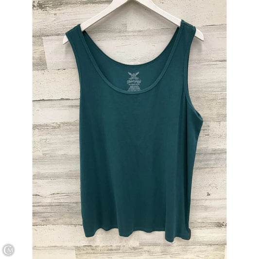 Tank Top By Faded Glory In Teal, Size: 3x