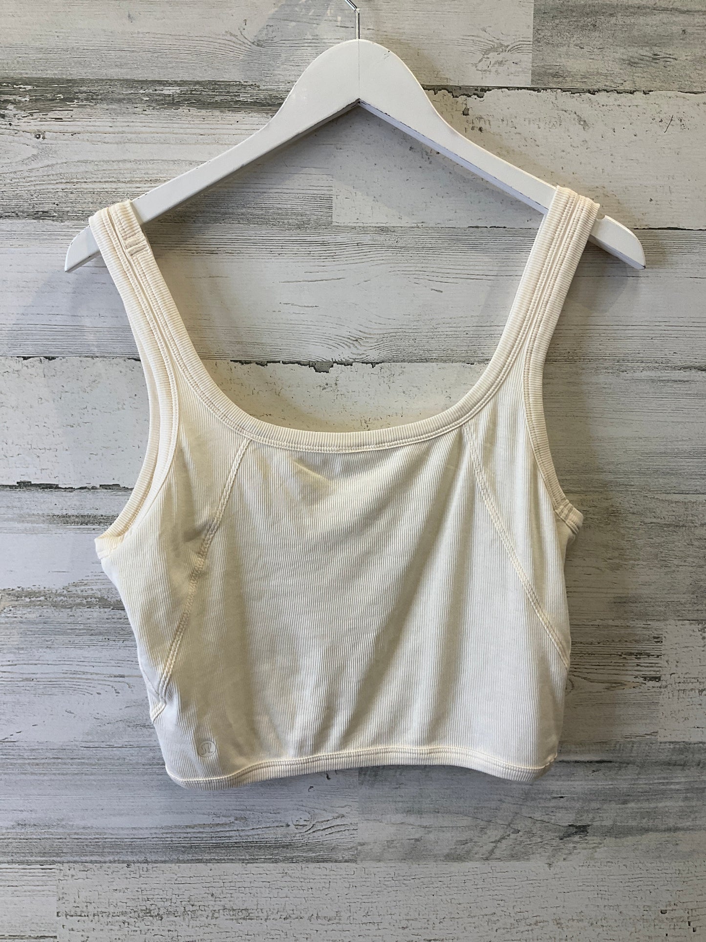 Cream Athletic Tank Top Lululemon, Size 6