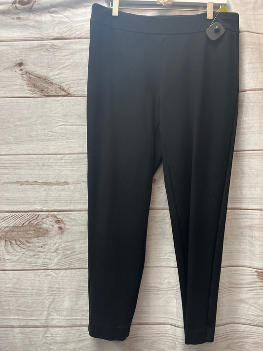 Pants Cropped By Anne Klein In Black, Size: 18