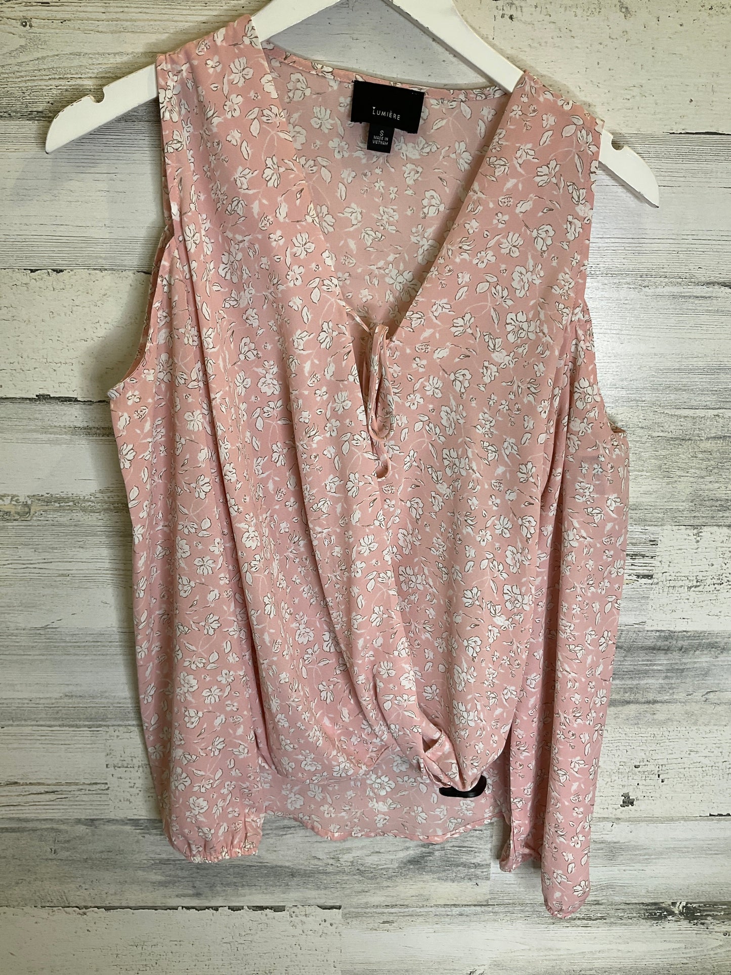 Pink Top Long Sleeve Lumiere, Size S