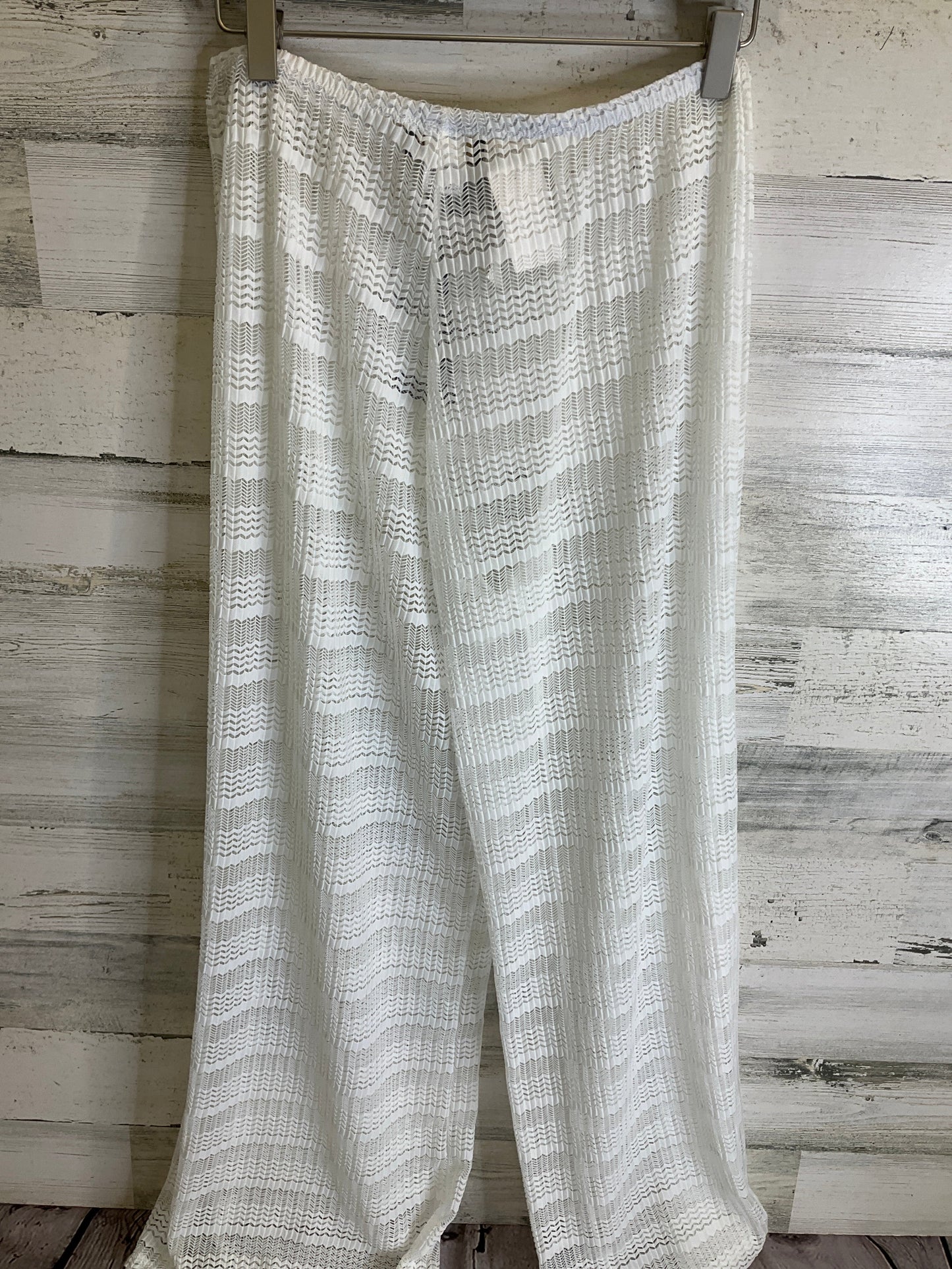 Swimwear Cover-up By Clothes Mentor In White, Size: Xl