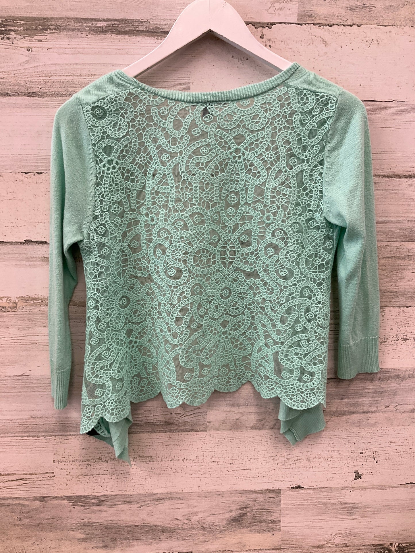 Sweater By American Eagle In Aqua, Size: Xs