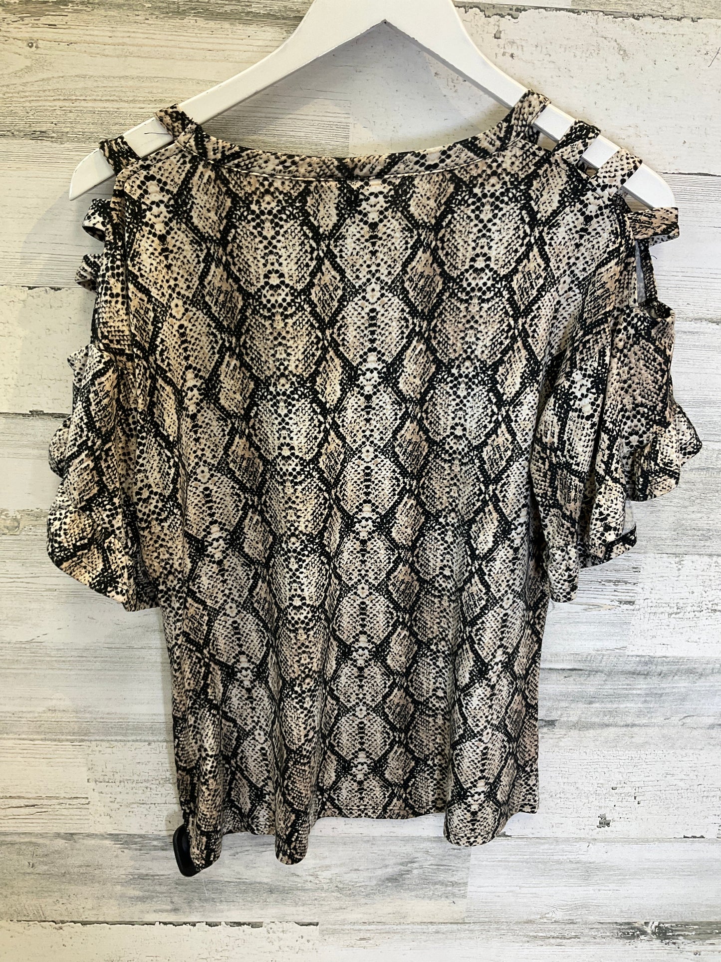 Animal Print Top Short Sleeve Daytrip, Size Xs