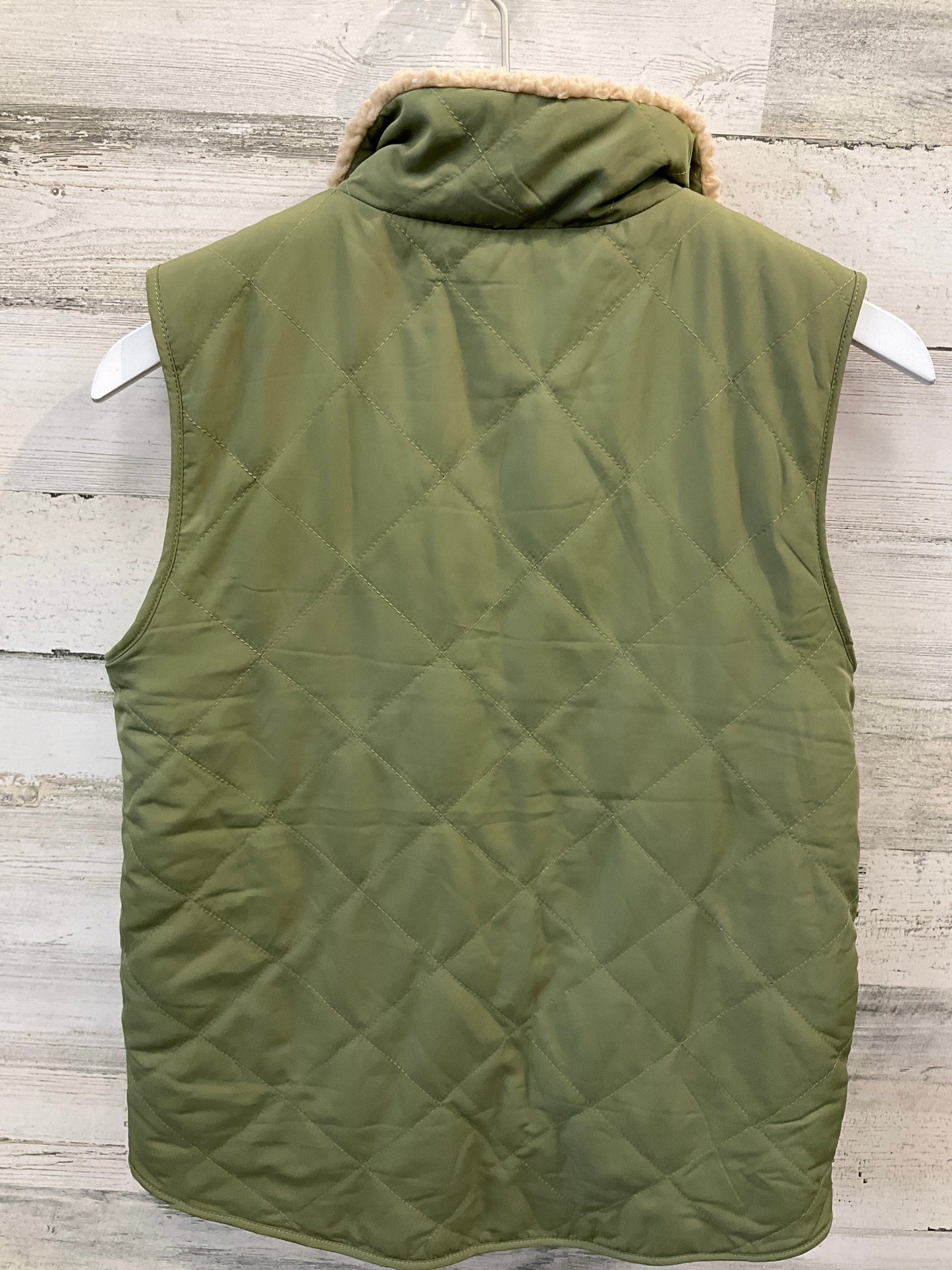 Vest Puffer & Quilted By Entro In Green, Size: S