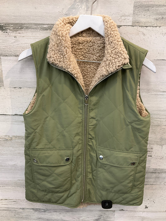 Vest Puffer & Quilted By Entro In Green, Size: S