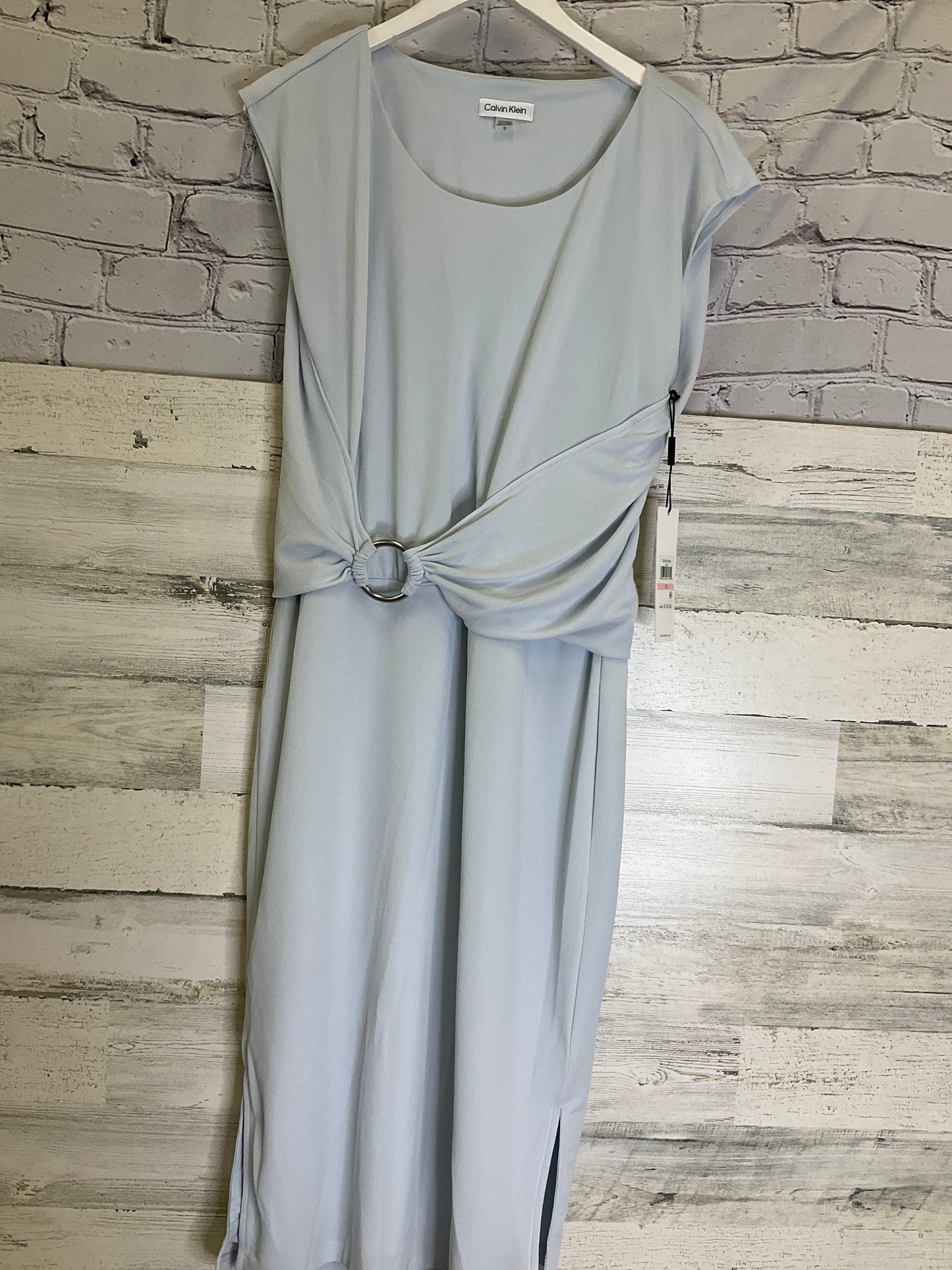 Blue Dress Casual Midi Calvin Klein, Size M