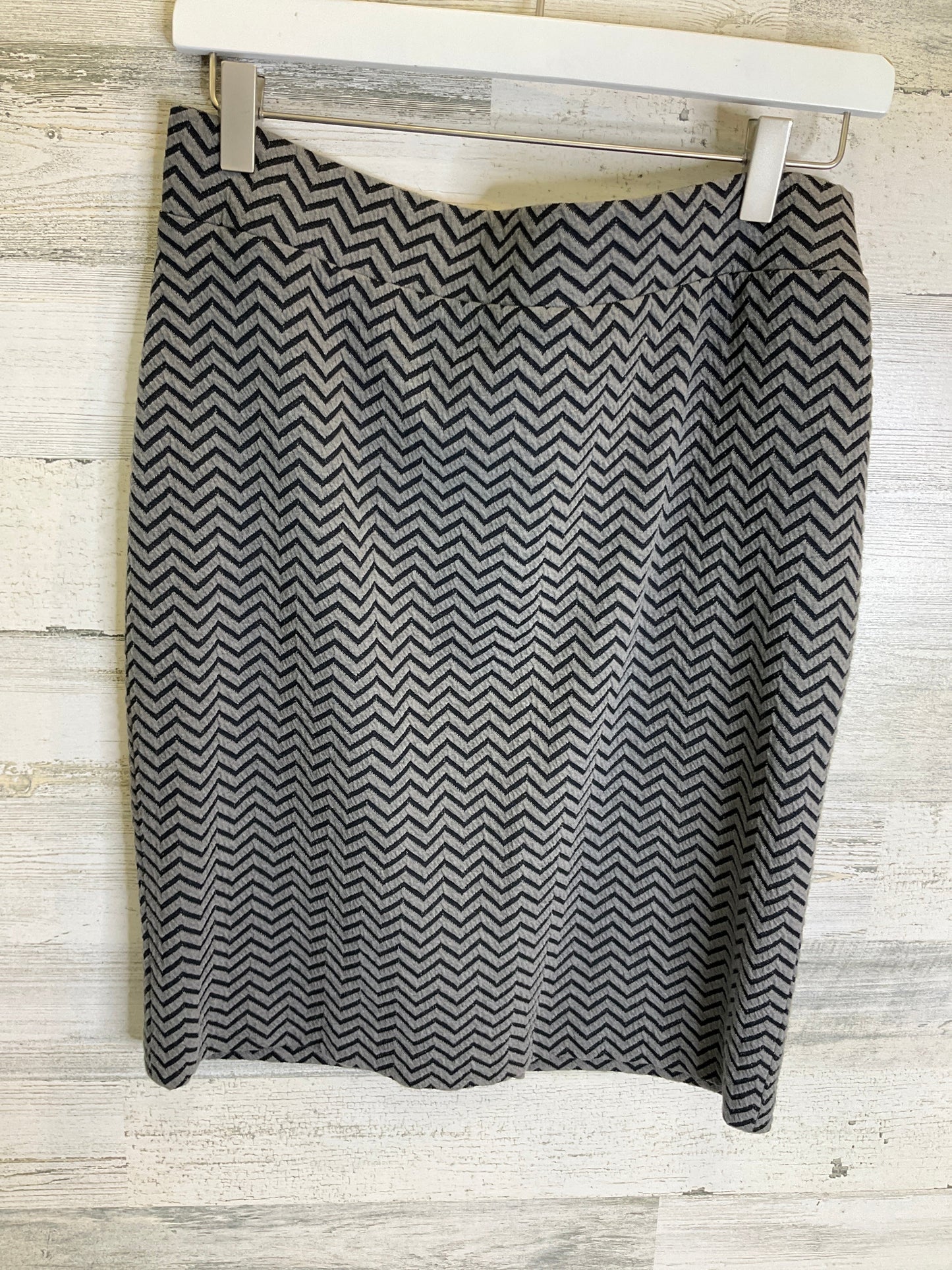 Black & Grey Skirt Midi Nicole Miller, Size M