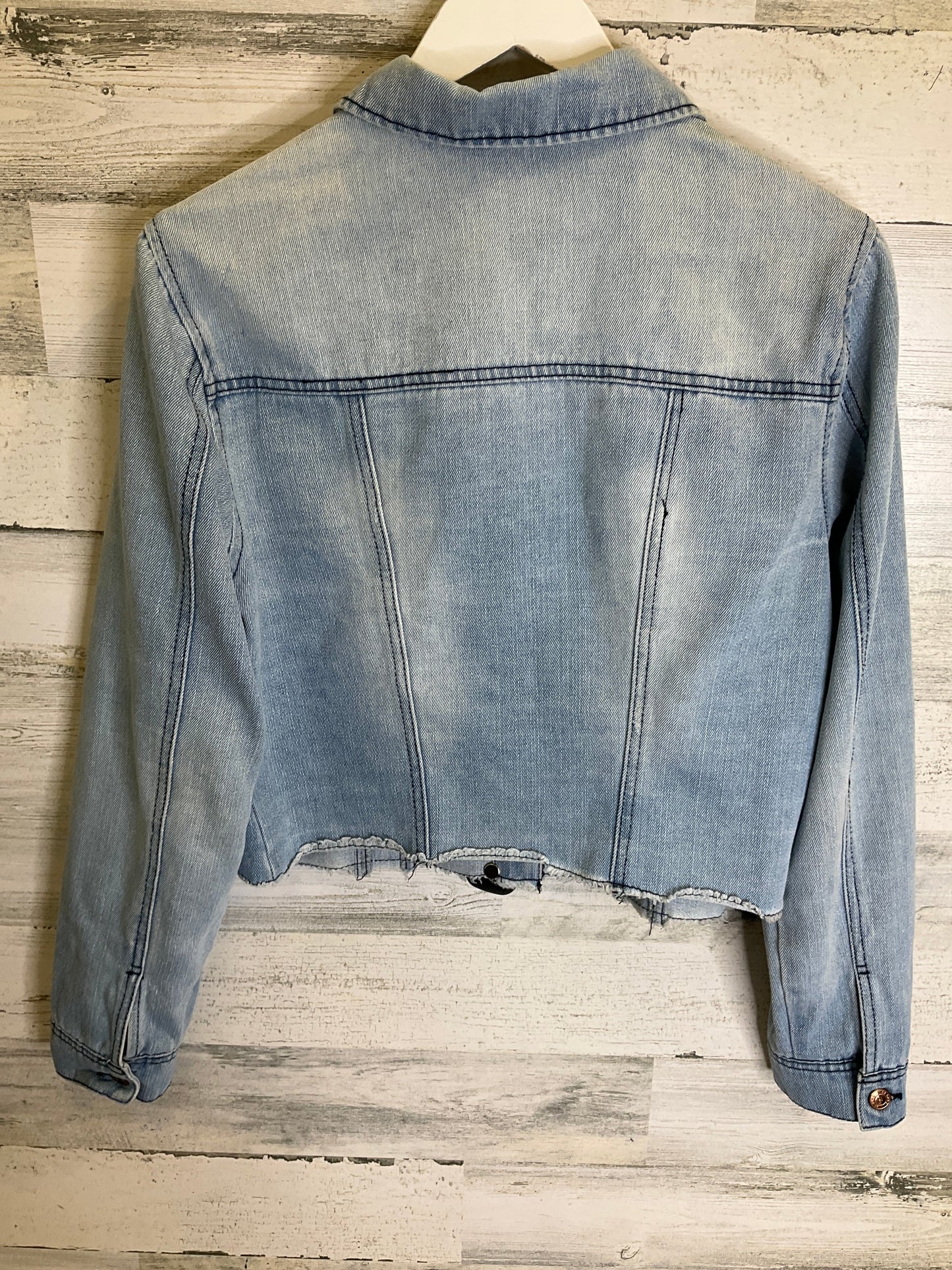 Jacket Denim By Ci Sono In Blue Denim, Size: S