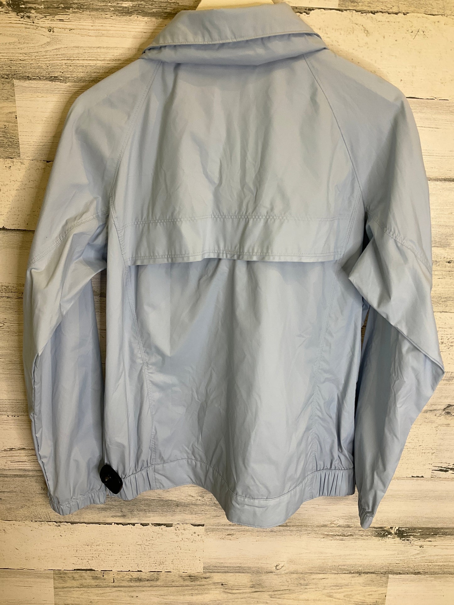 Jacket Windbreaker By Columbia In Blue, Size: L