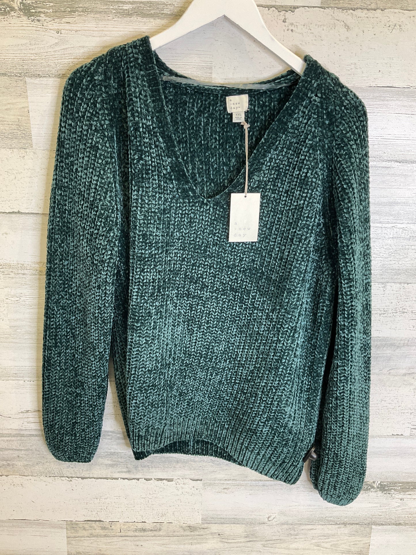 Sweater By A New Day In Green, Size: Xxl