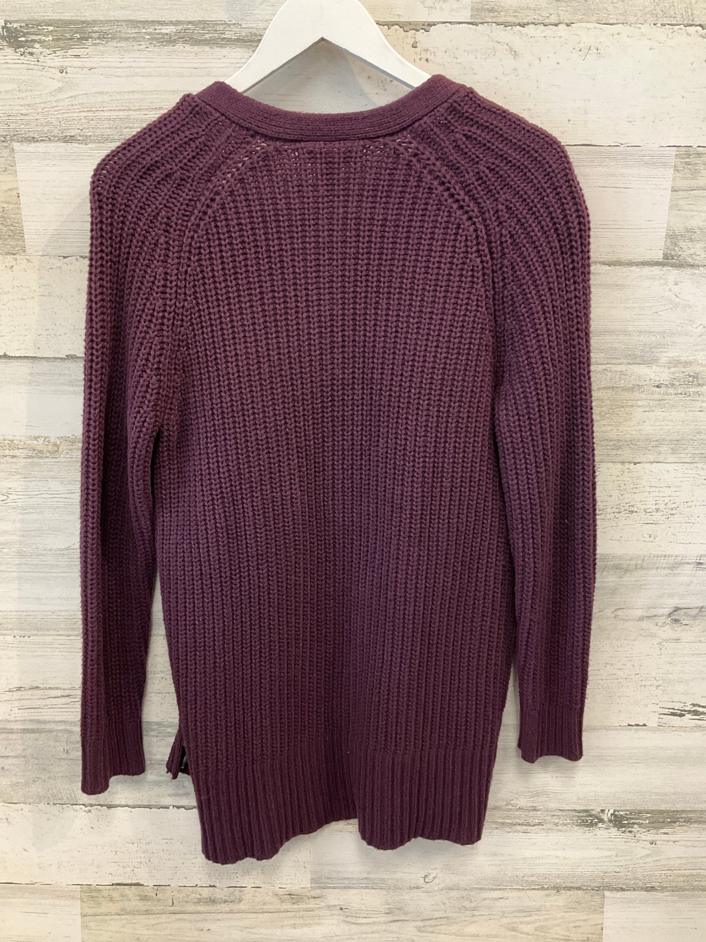 Cardigan By Banana Republic In Purple, Size: M