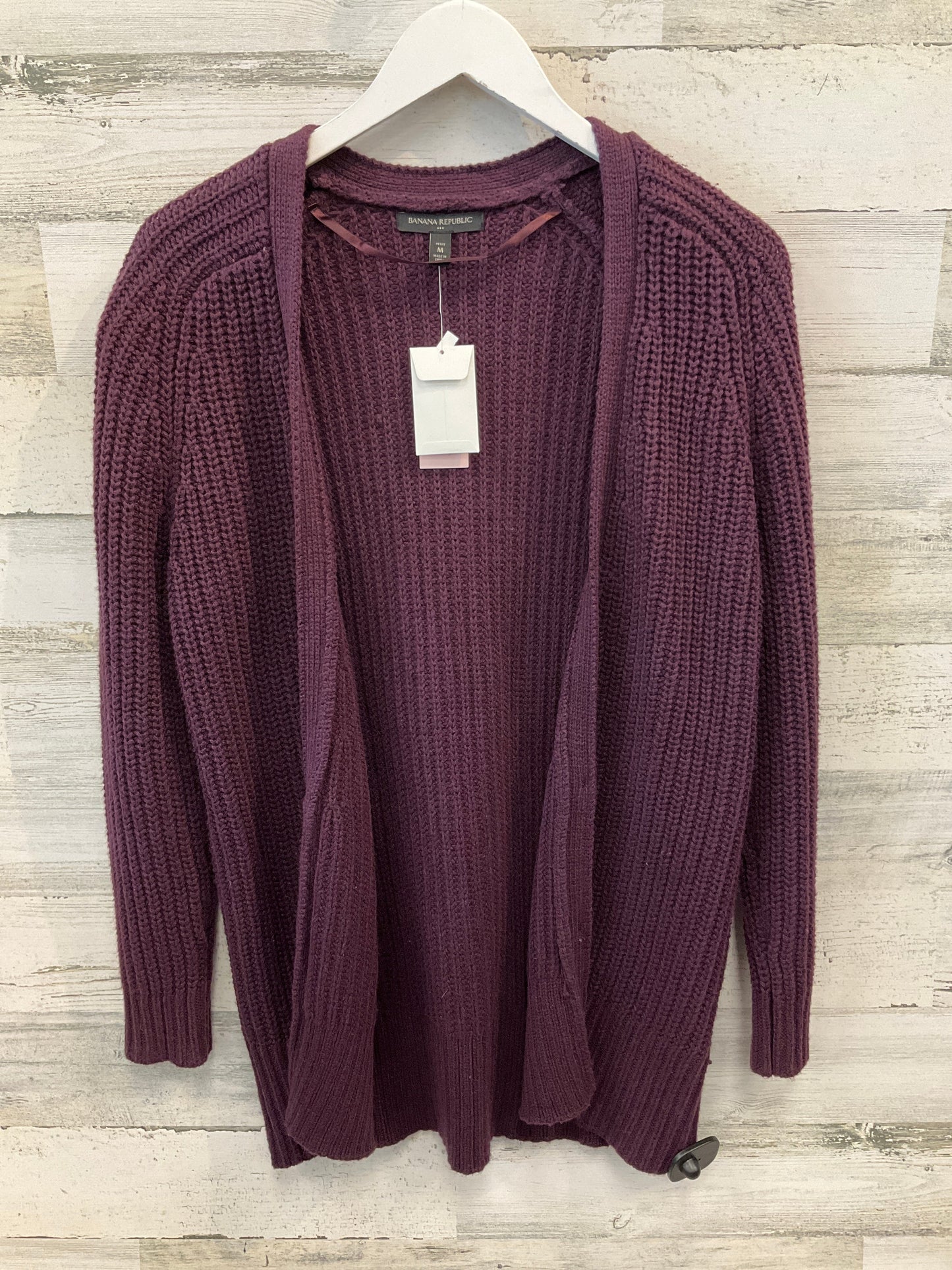 Cardigan By Banana Republic In Purple, Size: M