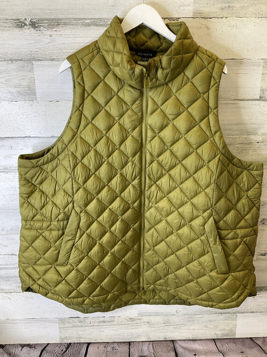 Vest Puffer & Quilted By Athleta In Green, Size: 3x