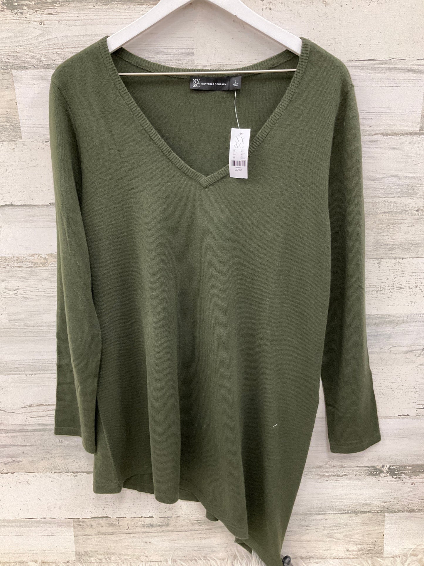 Sweater By New York And Co In Green, Size: L