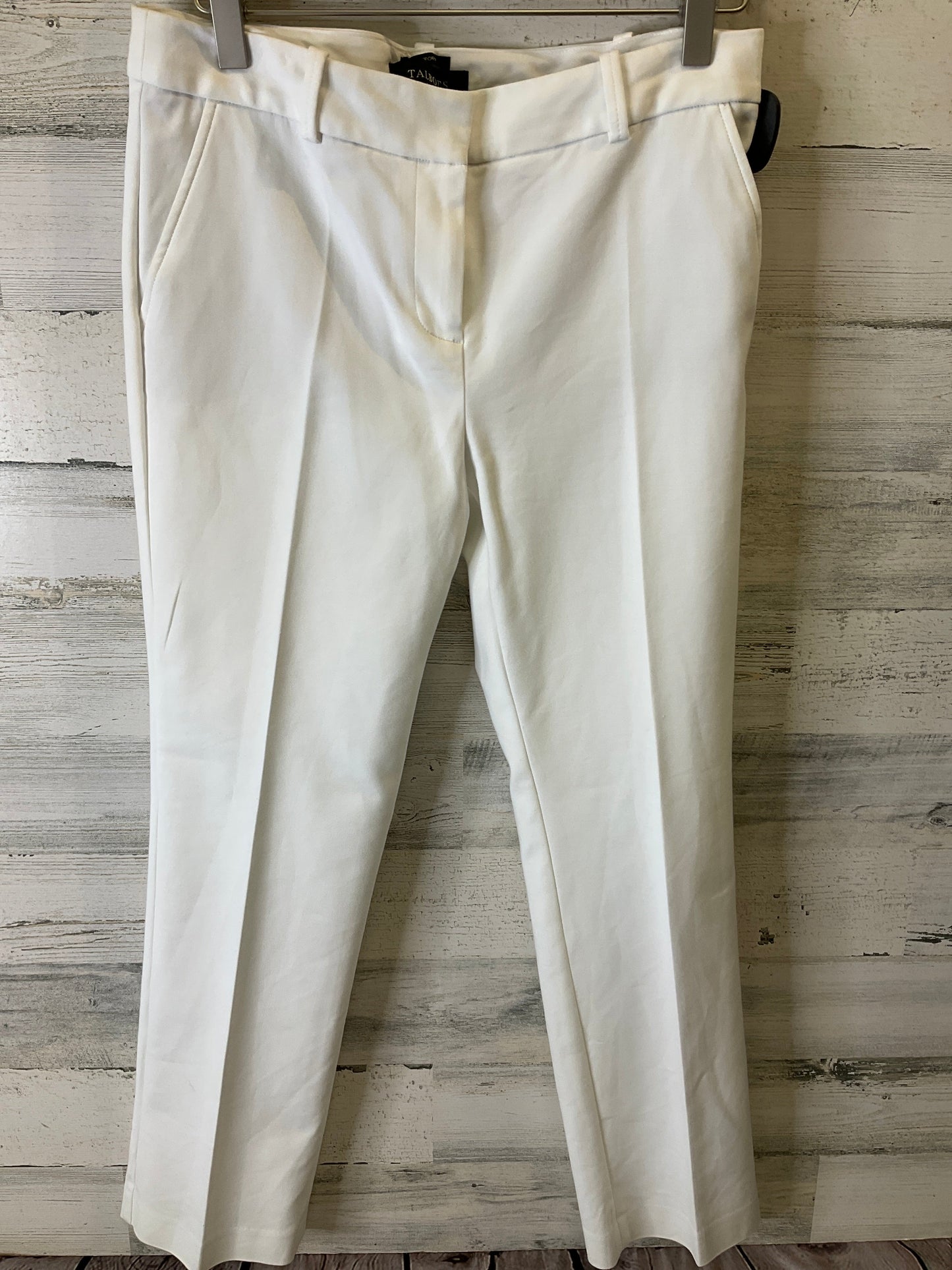 Pants Cropped By Talbots In White, Size: 4petite