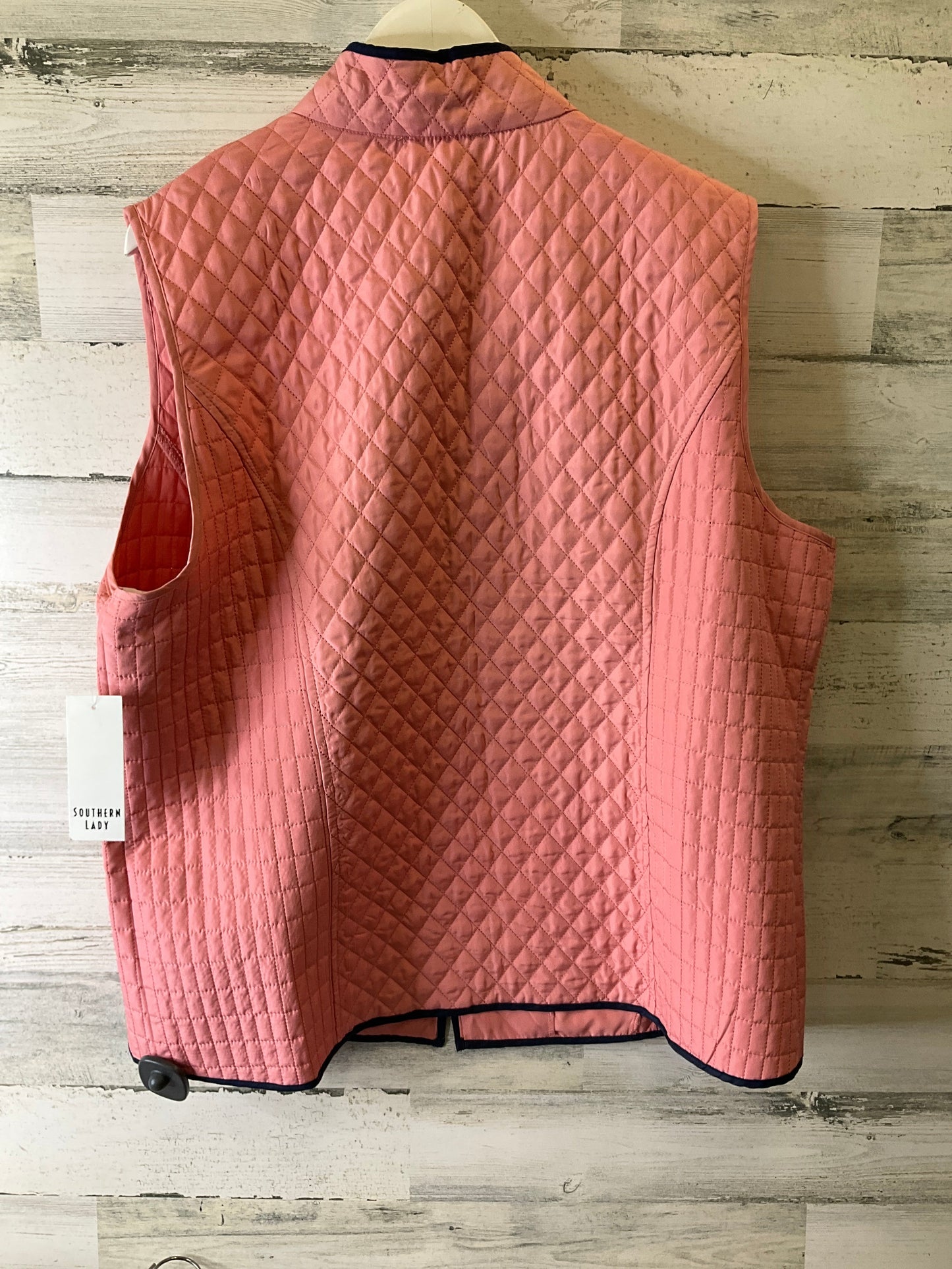 Vest Puffer & Quilted By Clothes Mentor In Pink, Size: 1x