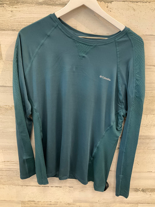 Athletic Top Long Sleeve Crewneck By Columbia In Green, Size: Xl