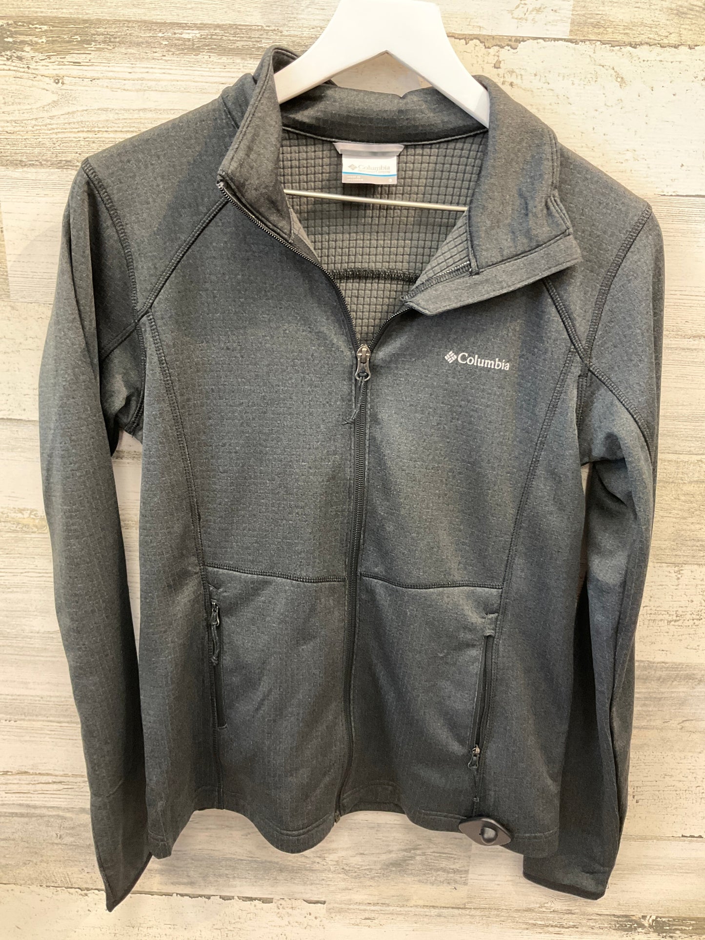 Athletic Jacket By Columbia In Grey, Size: S