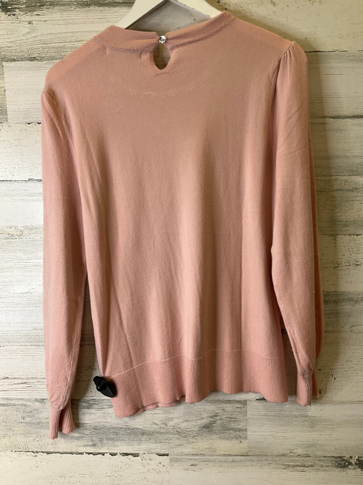 Top Long Sleeve By Liz Claiborne In Pink, Size: M