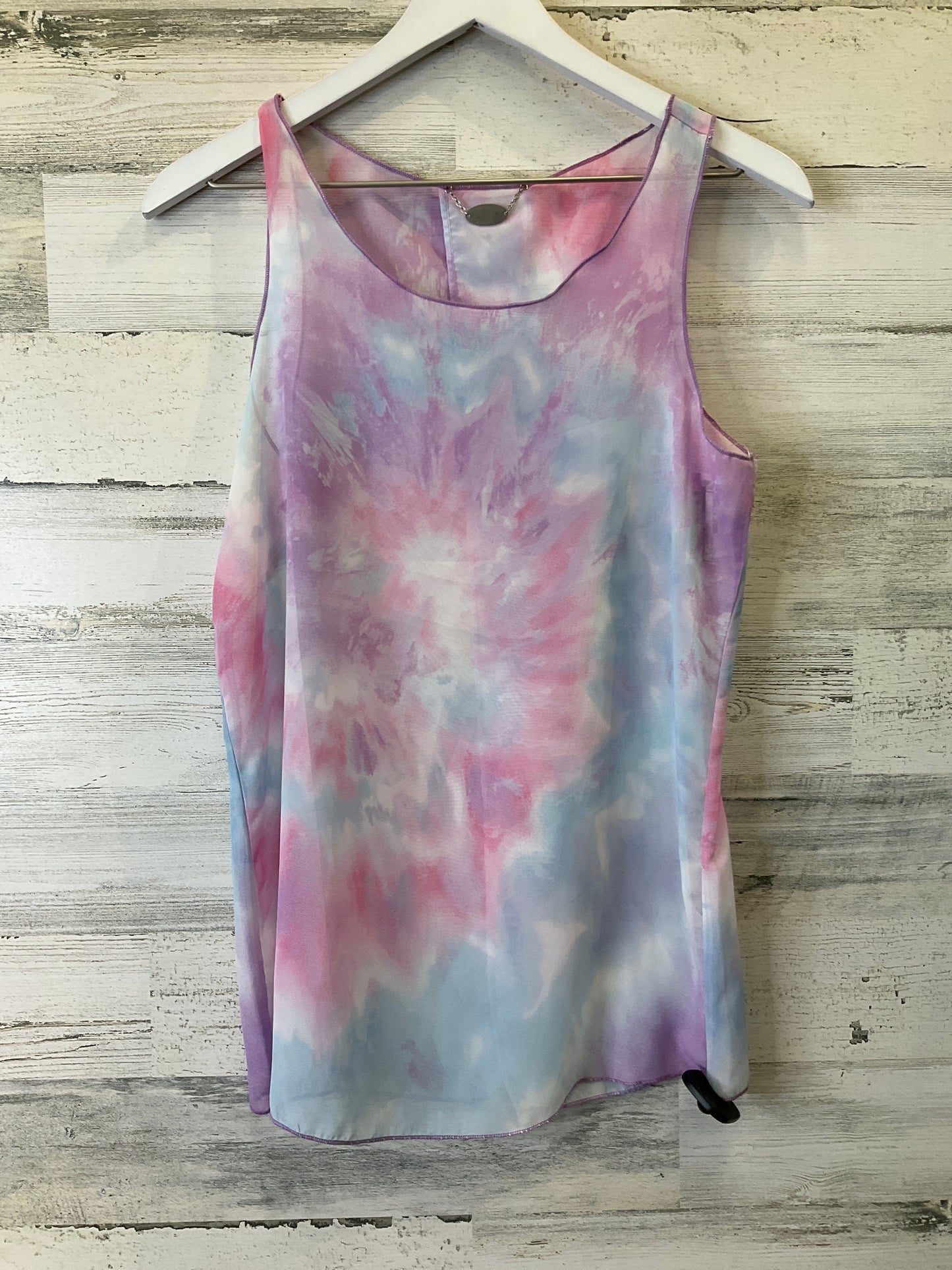 Multi-colored Top Sleeveless Clothes Mentor, Size S