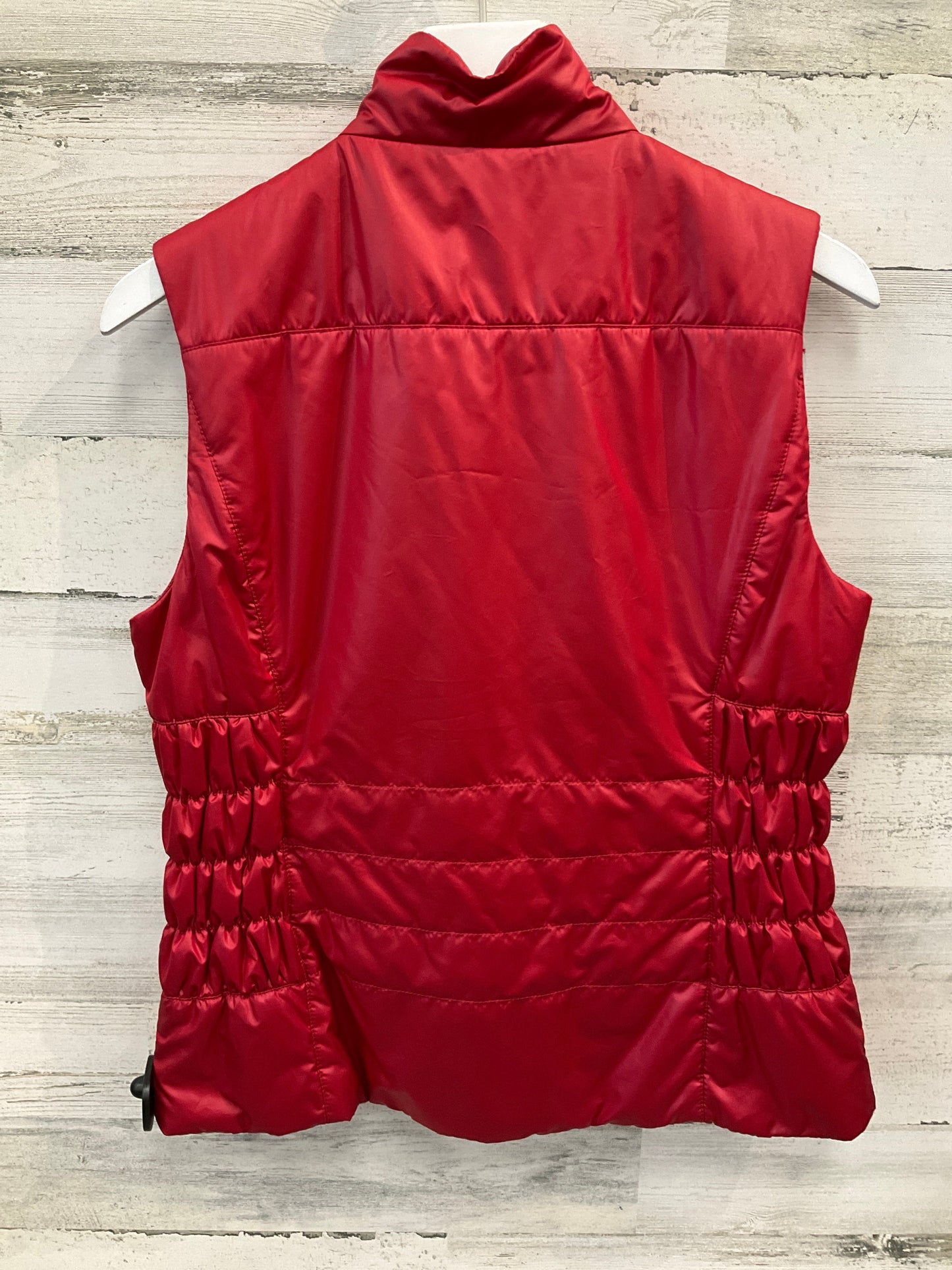 Vest Puffer & Quilted By Zenergy By Chicos In Red, Size: M