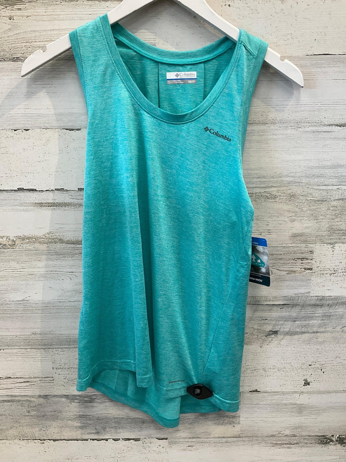 Athletic Tank Top By Columbia In Aqua, Size: Xs