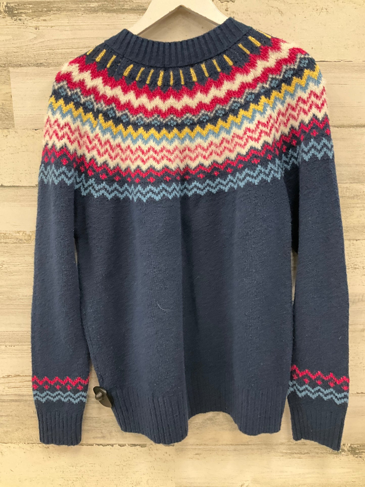 Sweater By Style And Company In Blue & Pink, Size: L