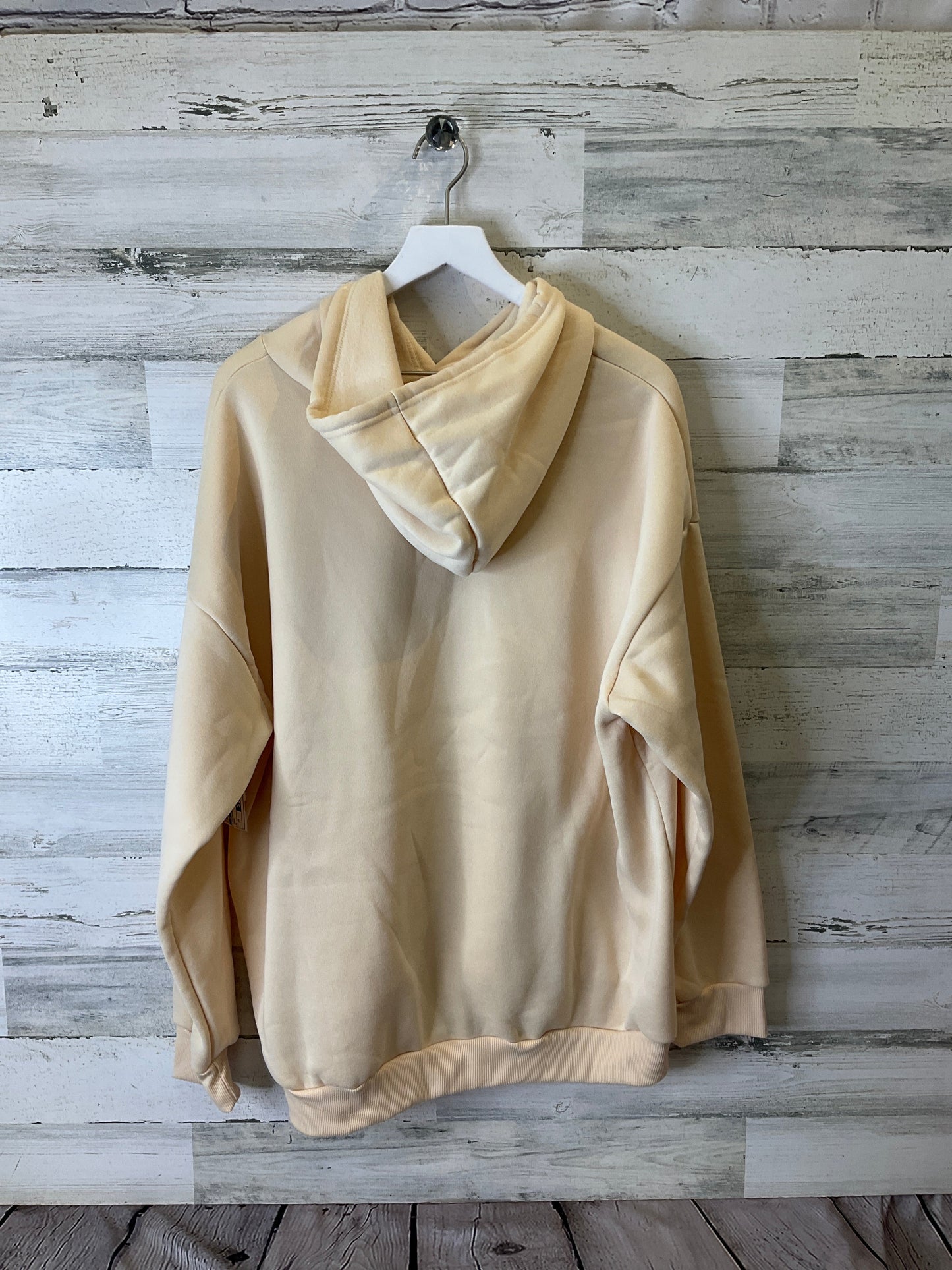 Sweatshirt Hoodie By Cmf In Cream, Size: 3x