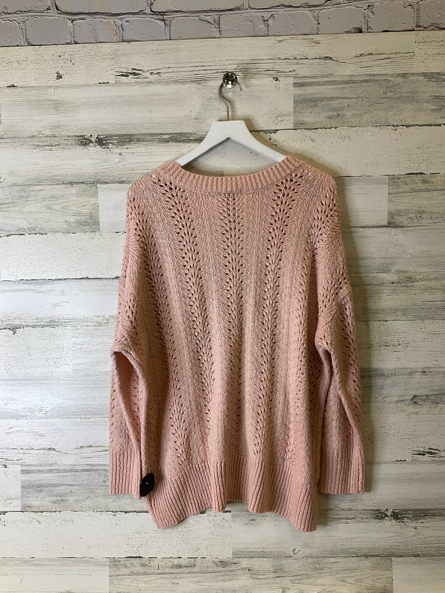 Sweater By Clothes Mentor In Pink, Size: 2x