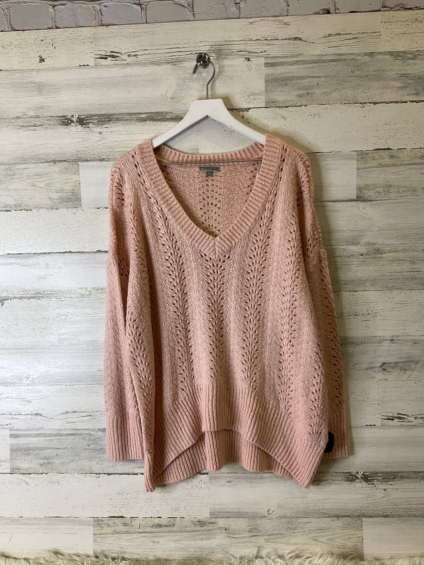 Sweater By Clothes Mentor In Pink, Size: 2x