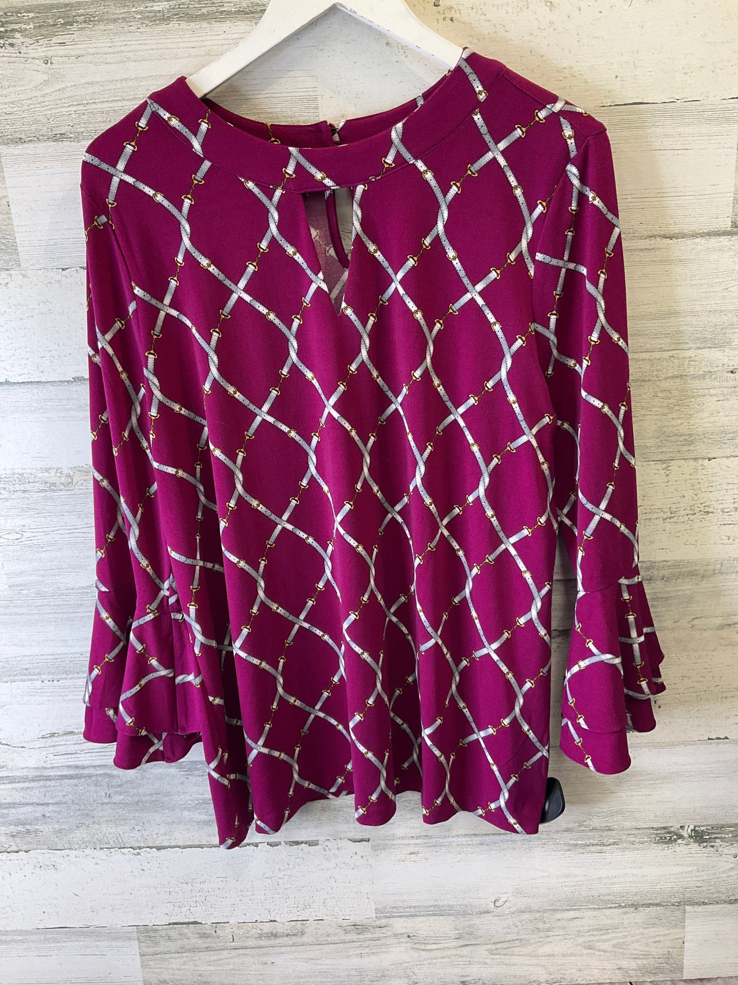 Top Long Sleeve By Charter Club In Pink, Size: Xl