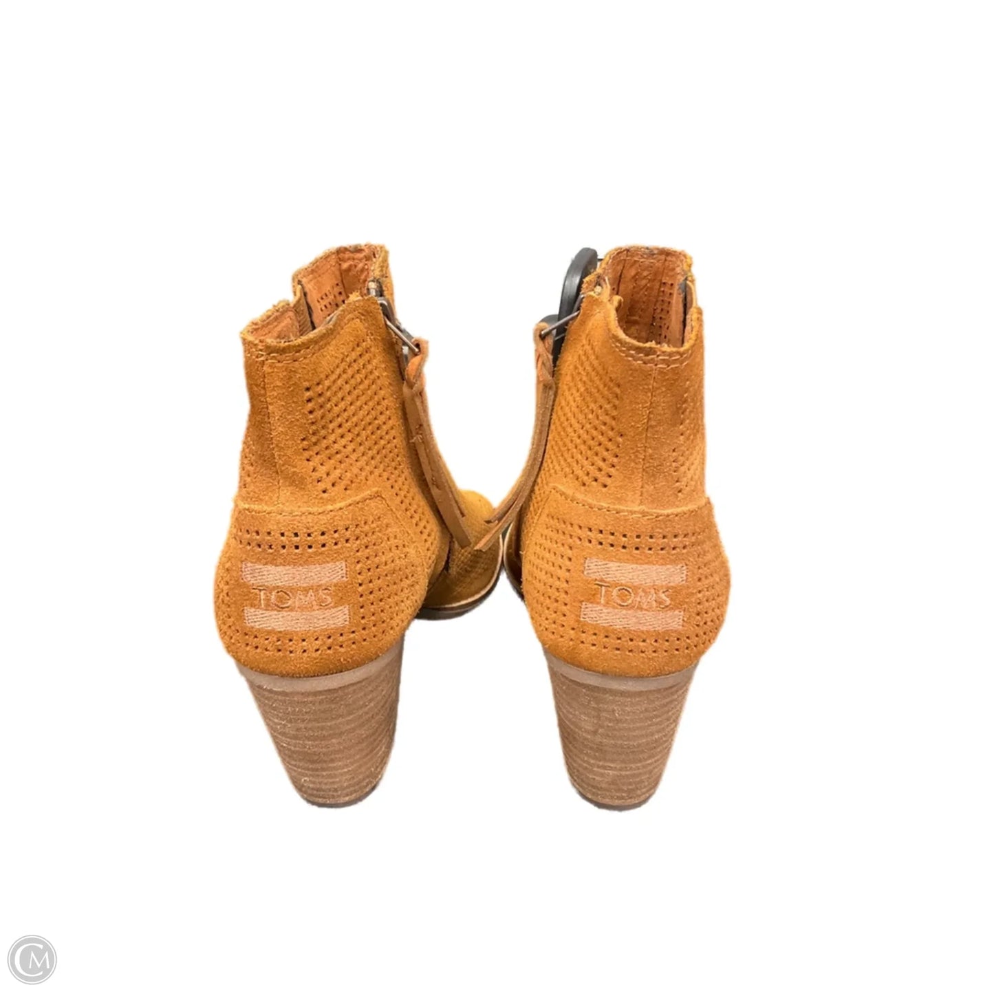 Boots Ankle Heels By Toms In Brown, Size: 6.5