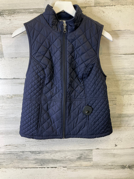 Vest Puffer & Quilted By Croft And Barrow In Blue, Size: Sp