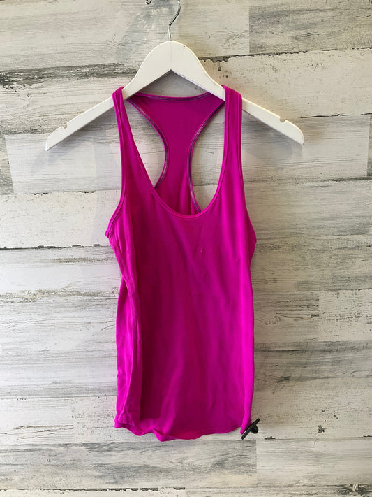 Athletic Tank Top By Lululemon In Pink, Size: 8