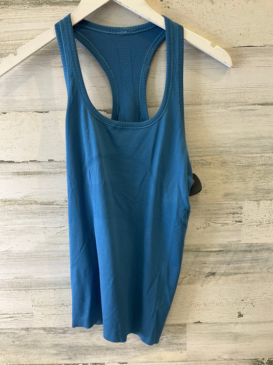 Athletic Tank Top By Lululemon In Blue, Size: 8