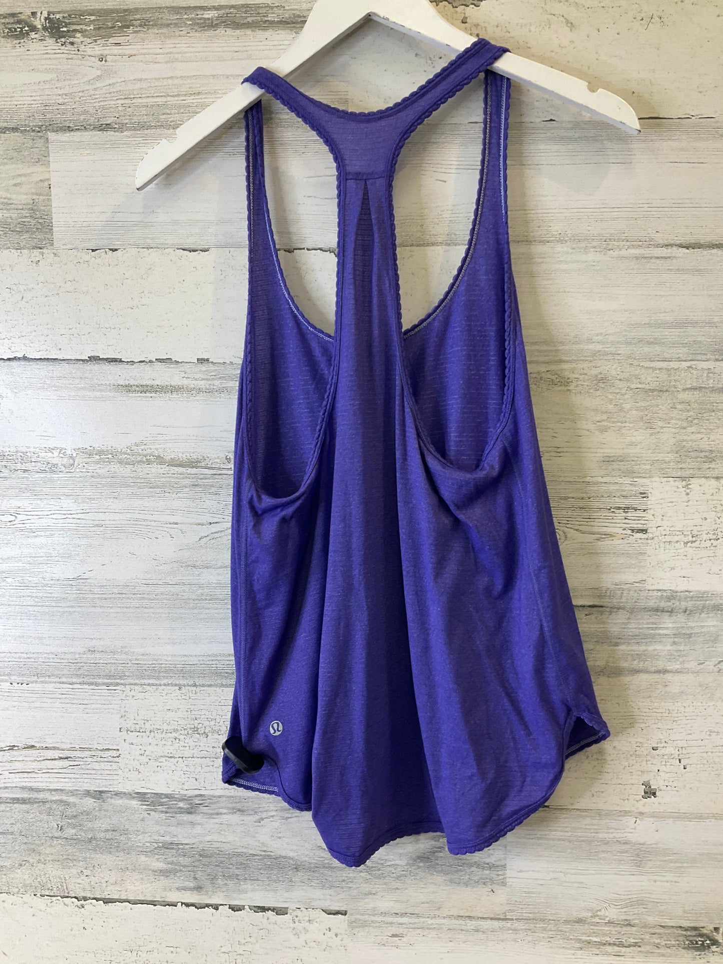 Athletic Tank Top By Lululemon In Purple, Size: 8