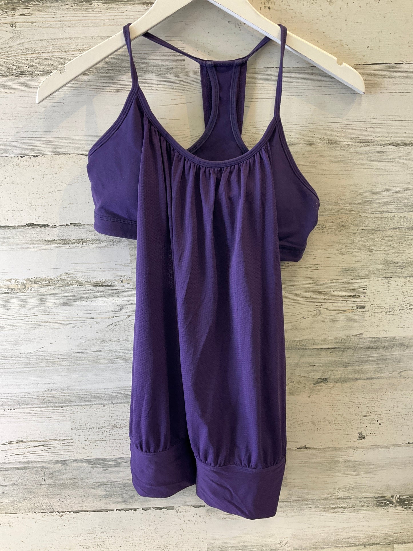 Athletic Tank Top By Lululemon In Purple, Size: 8