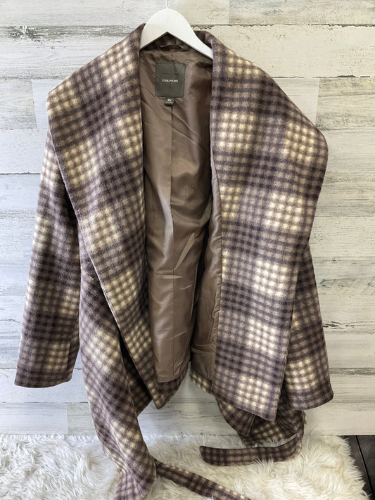 Coat Other By Maurices In Brown & Cream, Size: 2x