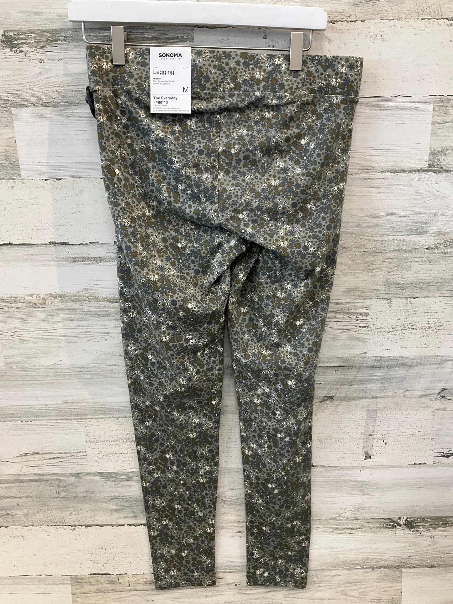 Pants Leggings By Sonoma In Green, Size: M