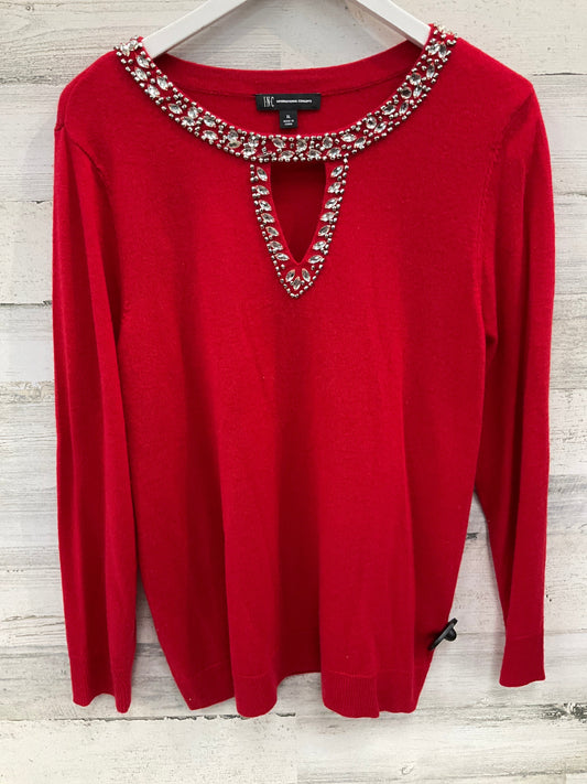 Sweater By Inc In Red, Size: Xl