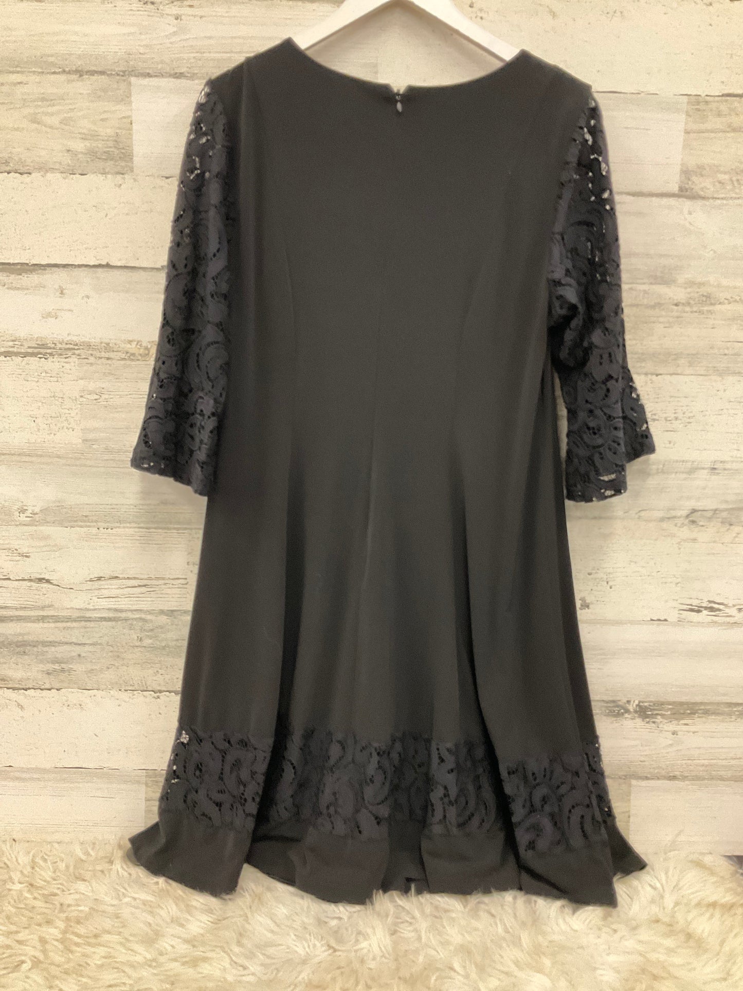 Dress Casual Midi By Jessica Howard In Black, Size: L