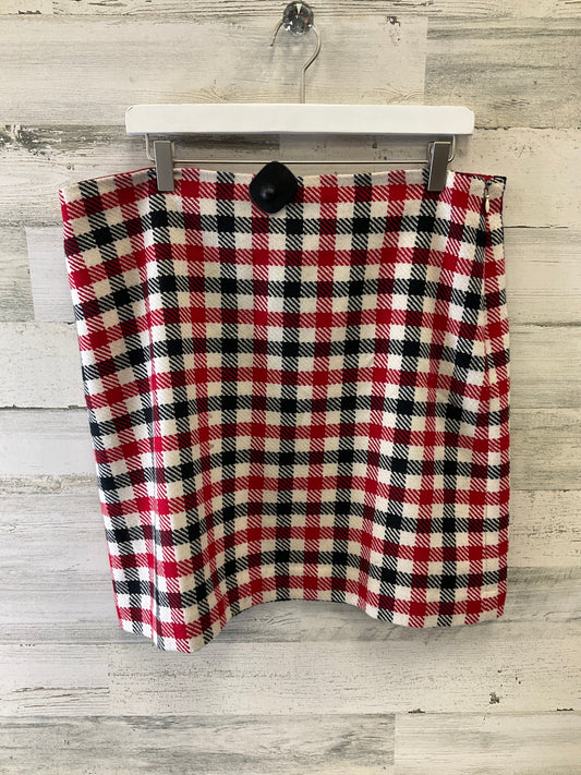 Skirt Mini & Short By Talbots In Red & White, Size: 16