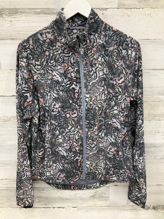 Athletic Jacket By Athleta In Grey & Pink, Size: S