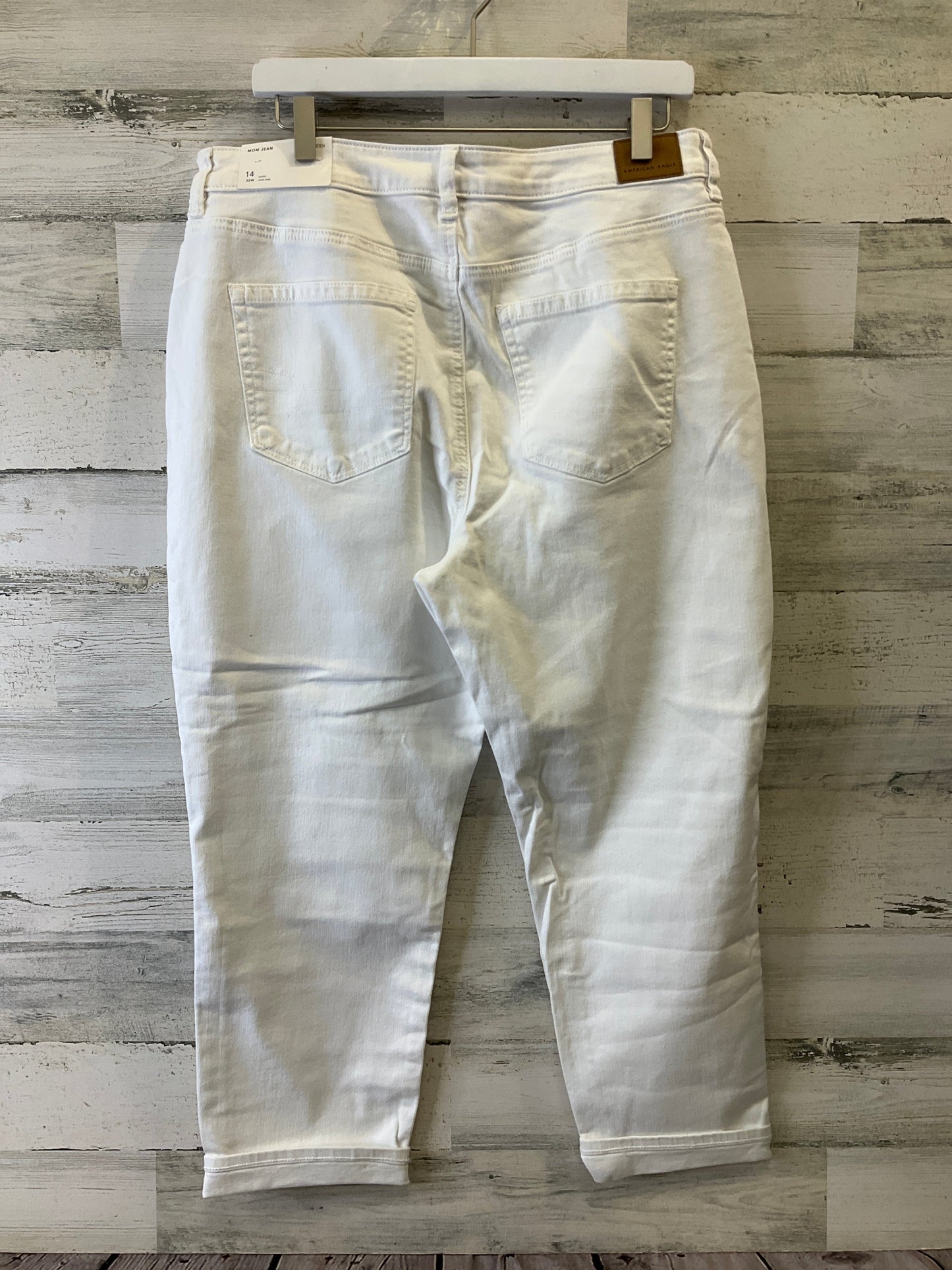 White Jeans Cropped American Eagle, Size 14